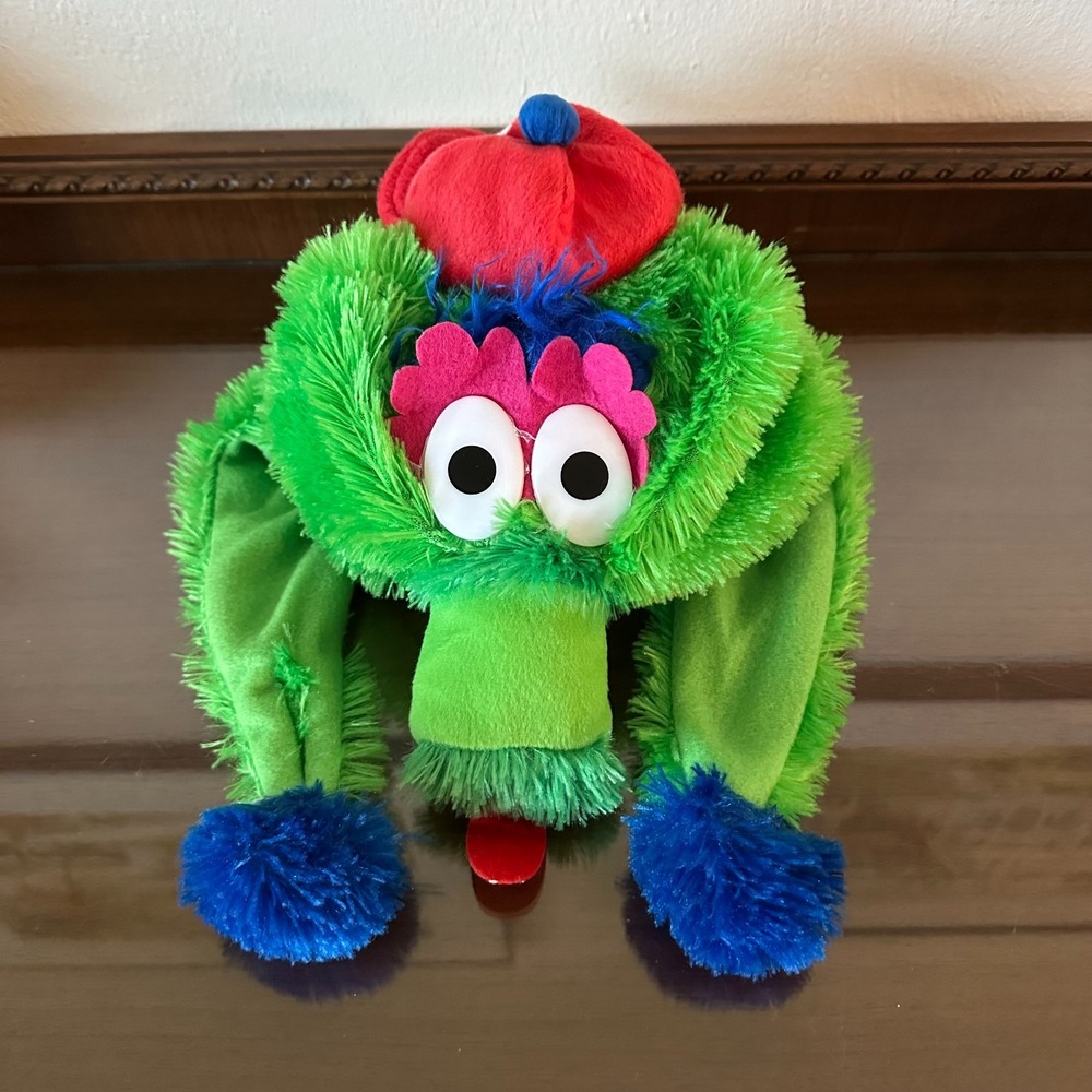 Philadelphia‎ Phillies MLB Licensed Phillie Phanatic Dangle Hat w/ Ear Flaps